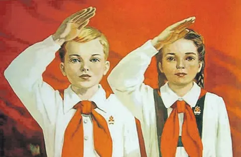 Посвящение в пионеры.